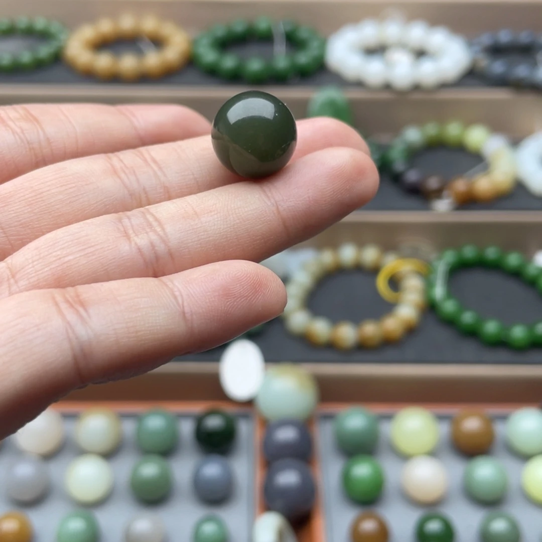 和田玉未镶嵌手链14