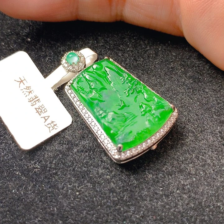 【闪购商品】翡翠未镶嵌颈饰翡翠多样性发货