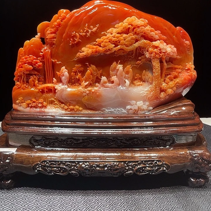 昆***山寿山石寿山石雕刻艺术品