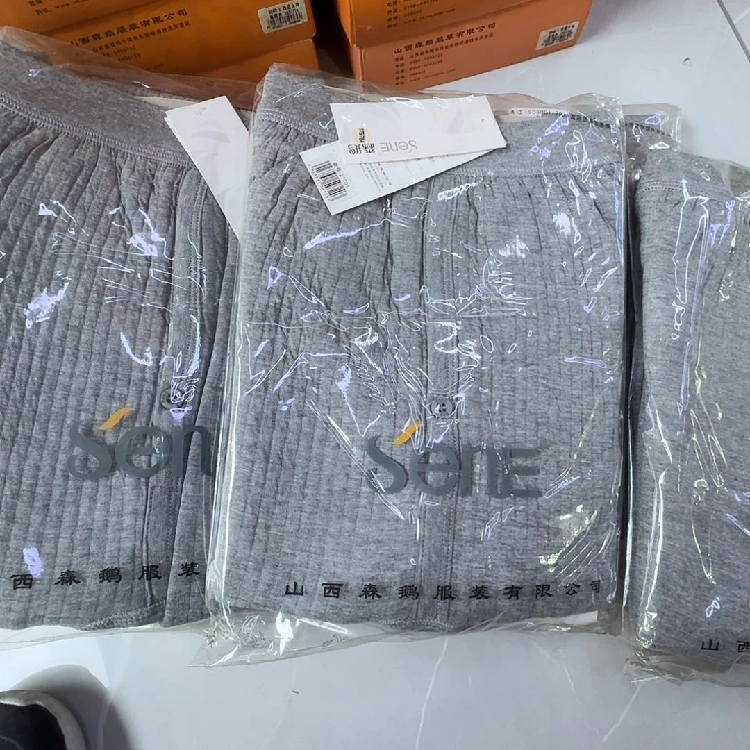 男士三保暖麻灰裤子27701 175