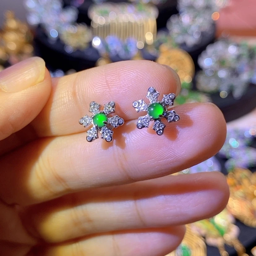【闪购商品】银S925镶嵌挂件翡翠