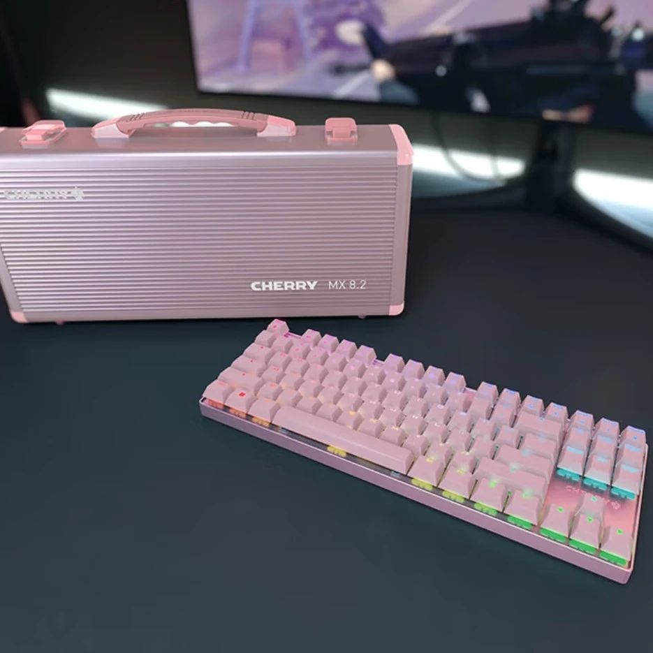 95新 CHERRY/樱桃 MX8.2无线三模键盘全彩背光樱桃键盘