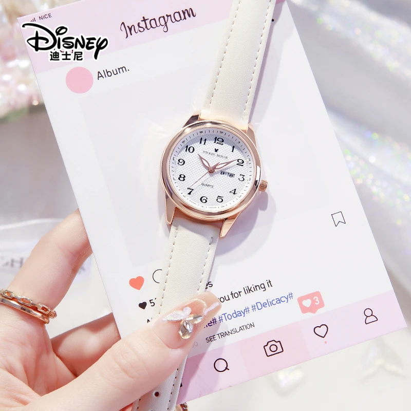 迪士尼女士手表女款小众轻奢简约气质女式2025新款送女生生日礼物