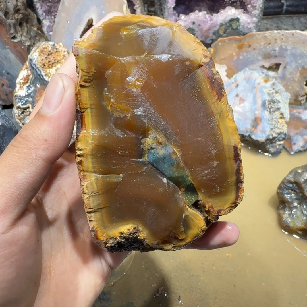 未镶嵌玛瑙/玉髓珠宝半成品
