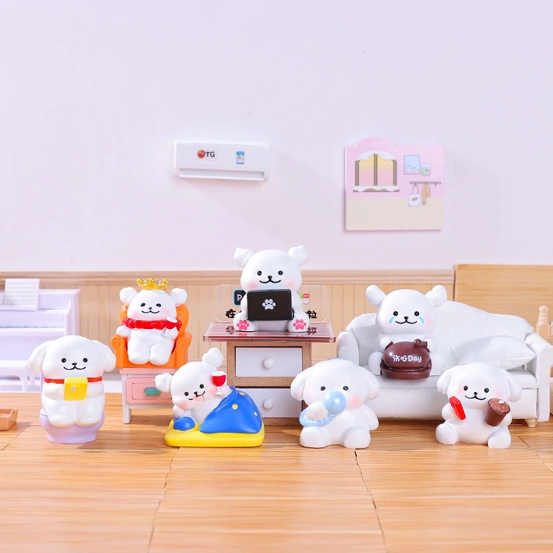 【可爱】线条小狗幸福PUPPY系列可爱家居饰品摆件