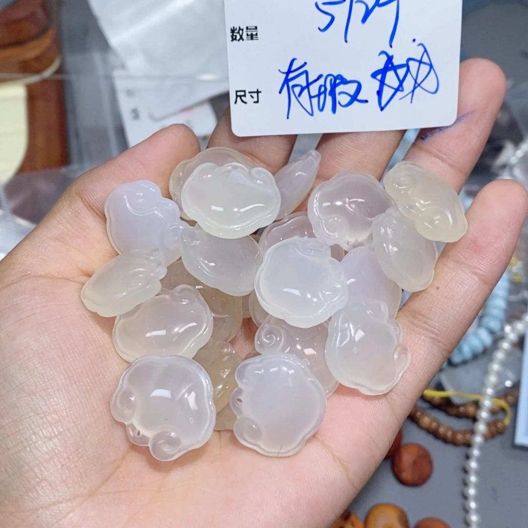 玛瑙/玉髓颈饰合金E65