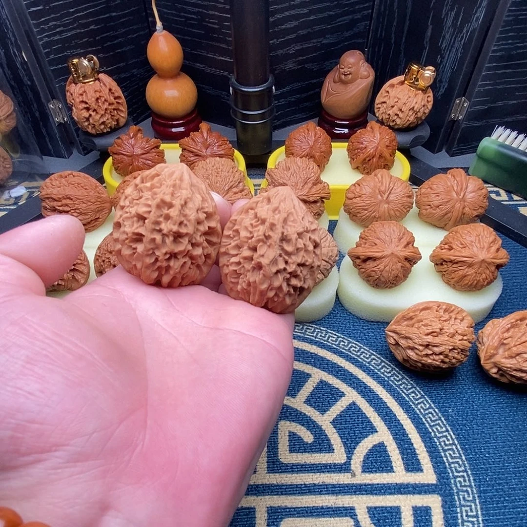 吊坠文玩核桃招财鼠42尺练手对