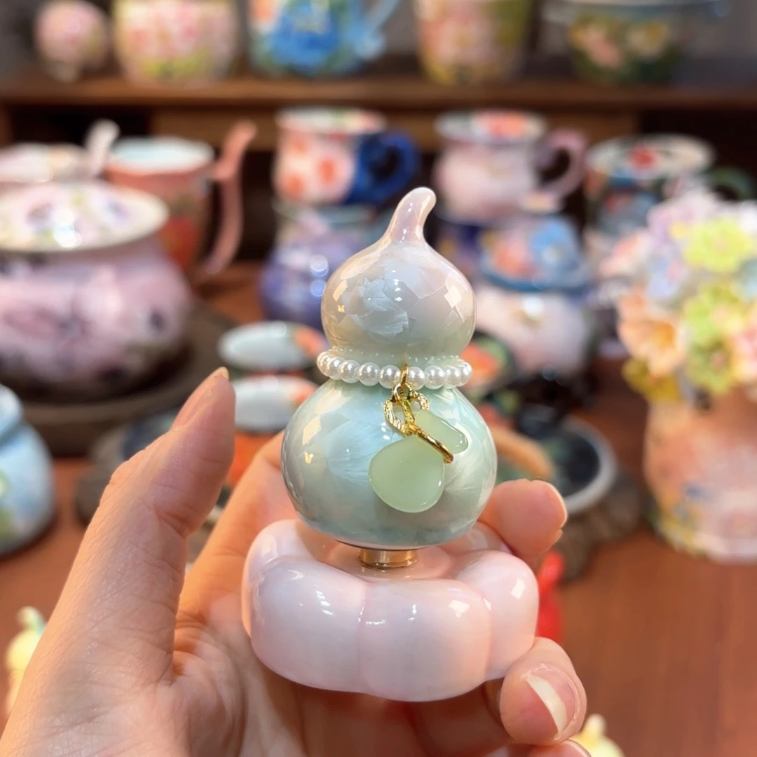 景德镇手绘高温釉下彩陶瓷茶具