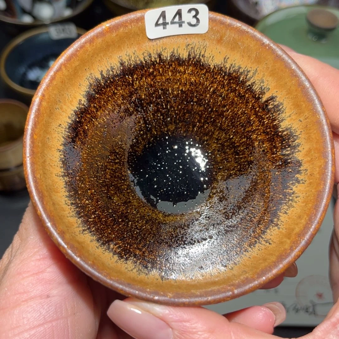 茶盏443 建盏单盏放大漏…………