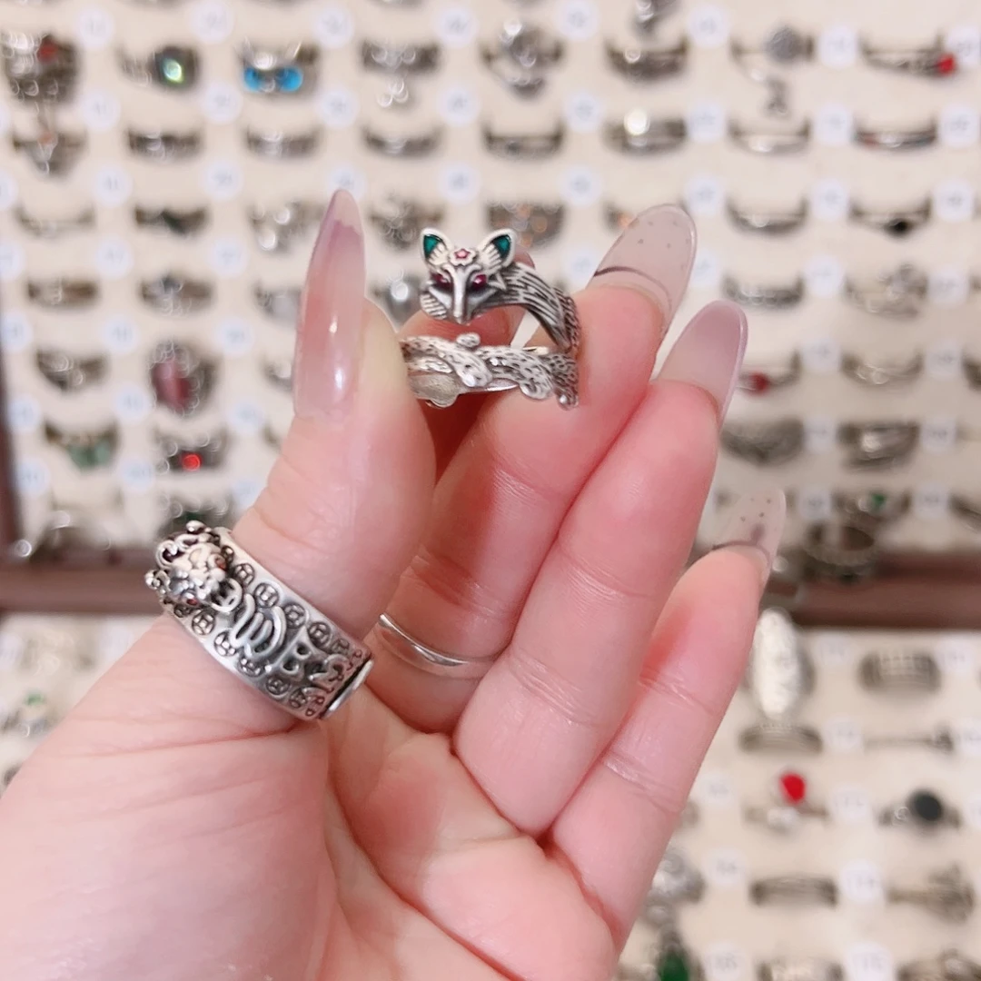 铜合金上开口九尾狐