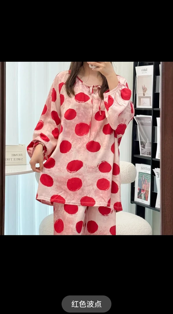 女士棉绸空调服家居服