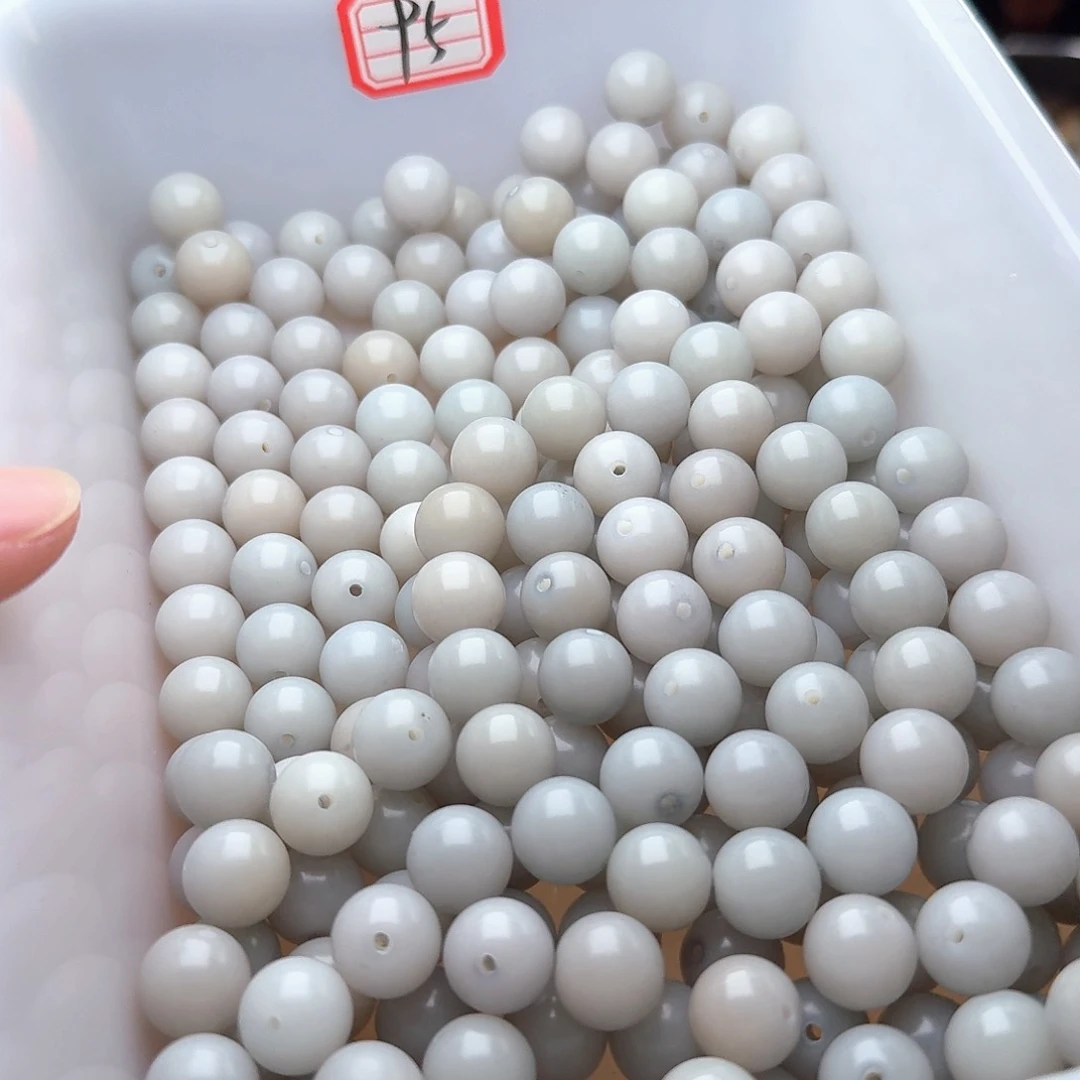 菩提根/象牙果吊坠50颗奶奶灰12圆