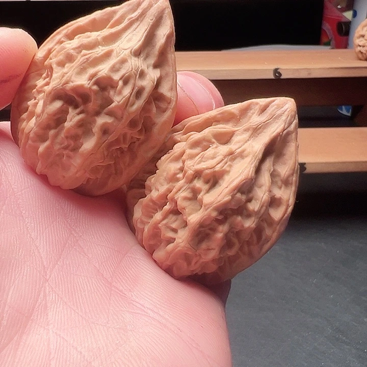 文玩核桃把件l*红缨枪