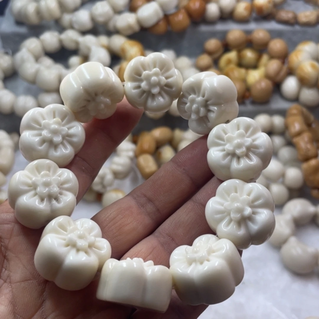 吊坠菩提根/象牙果全品象牙果月饼手串卡25