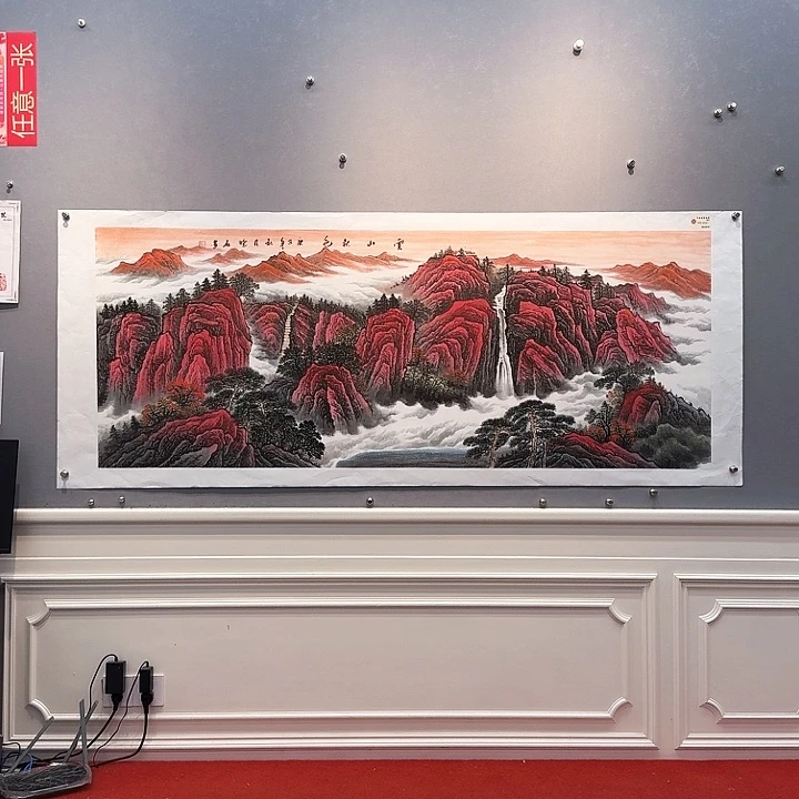 国画书法作品多次参加