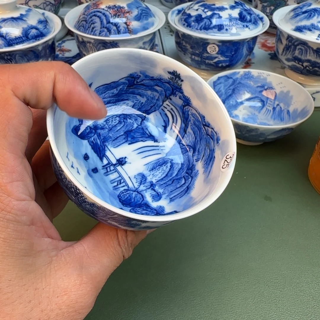 陶纯手工纯手绘茶具325