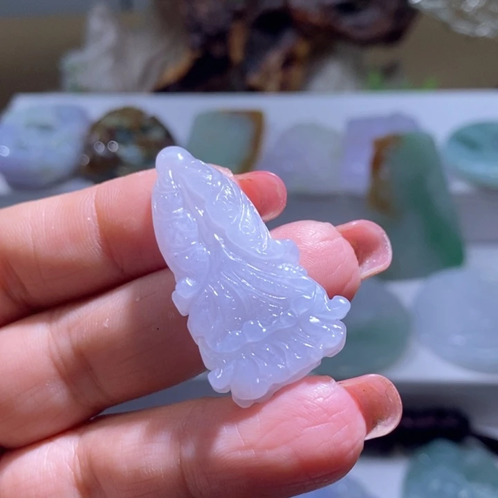 【闪购商品】翡翠未镶嵌颈饰菜