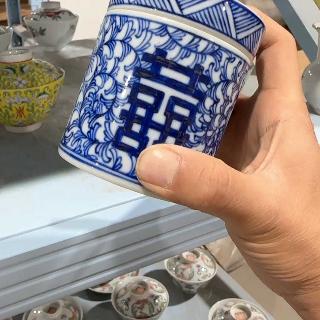 瓷片摆件手绘瓷器全部处理