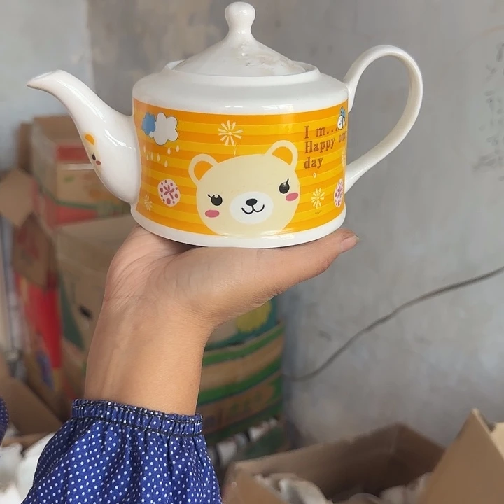 库存微瑕多空茶壶