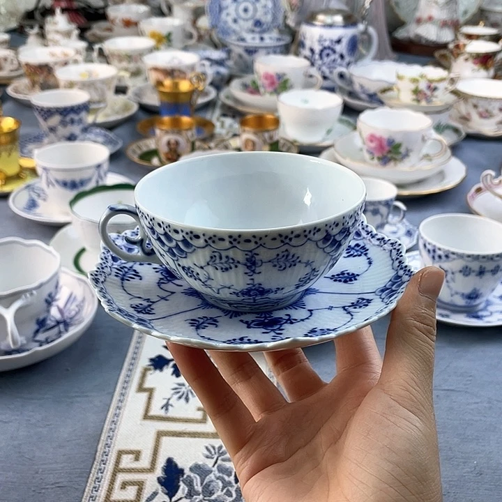 中古欧瓷瓷器小房子