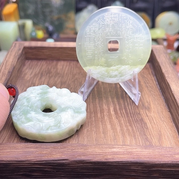 蛇纹石玉挂件未镶嵌✿****欢