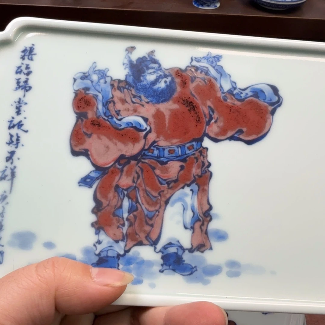 现代景德镇全手工全手绘茶器山**风