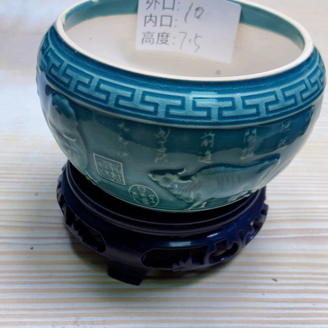 瓷片陶瓷花盆陶瓷艺术