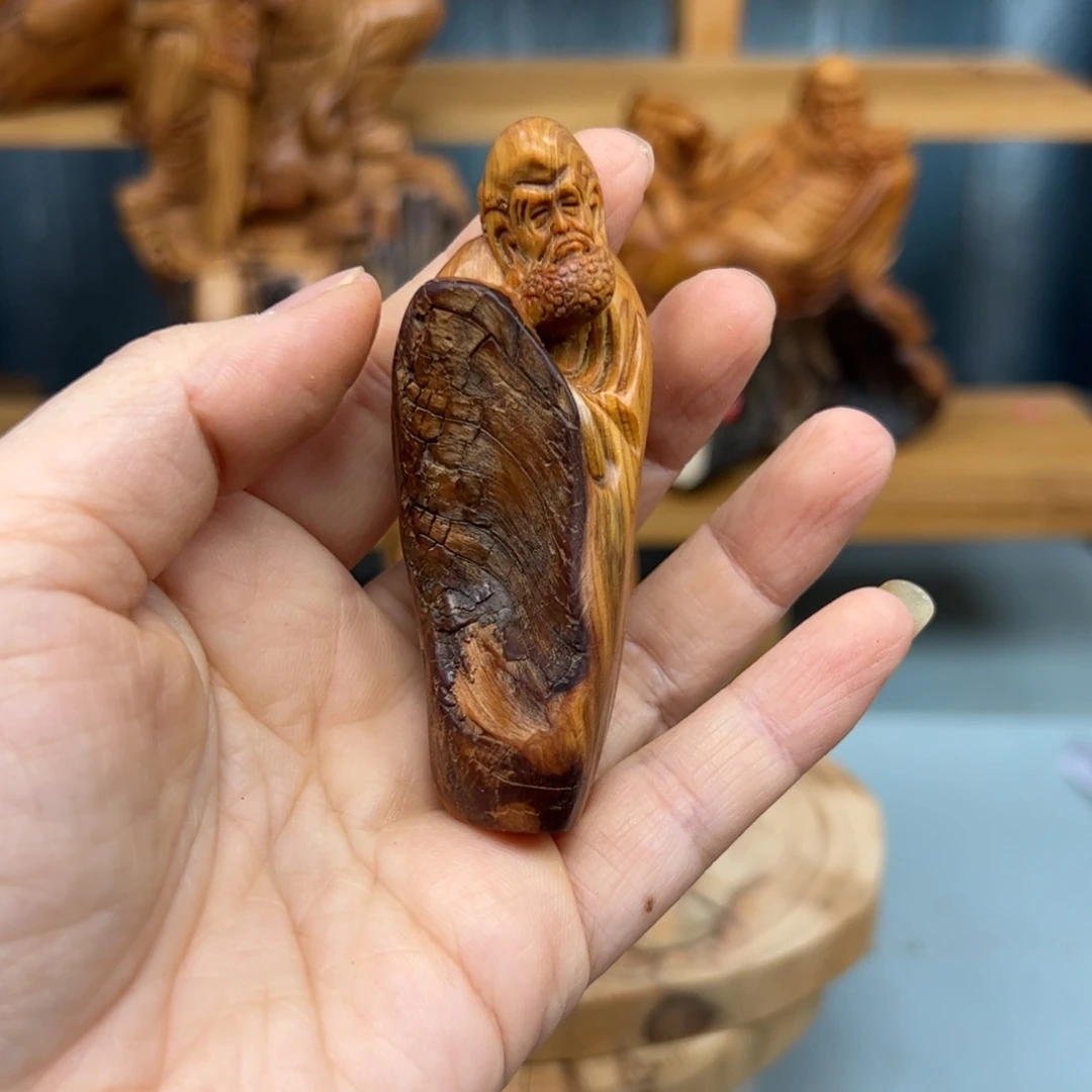 周***柏木崖柏木摆件手把件，