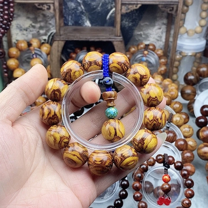 黄花梨/降香黄檀手串/手链用***11.8鬼脸