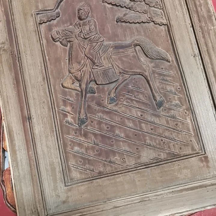 木C****2老木雕花版一片