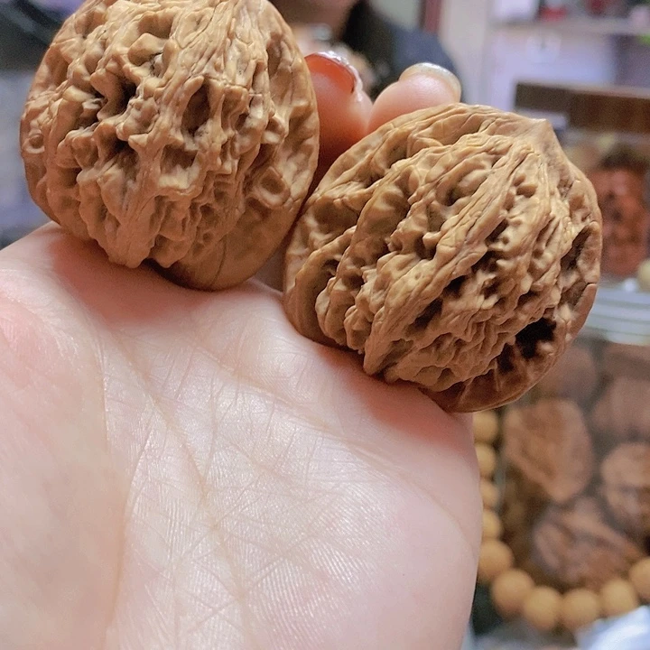 【闪购商品】文玩核桃把件43虎头