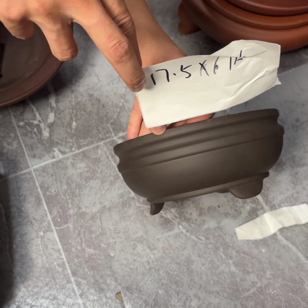 紫砂花盆宜兴紫荆