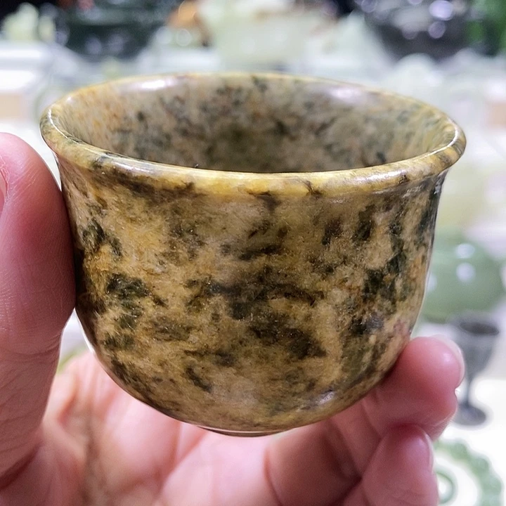未镶嵌和田玉挂件茶杯95m l