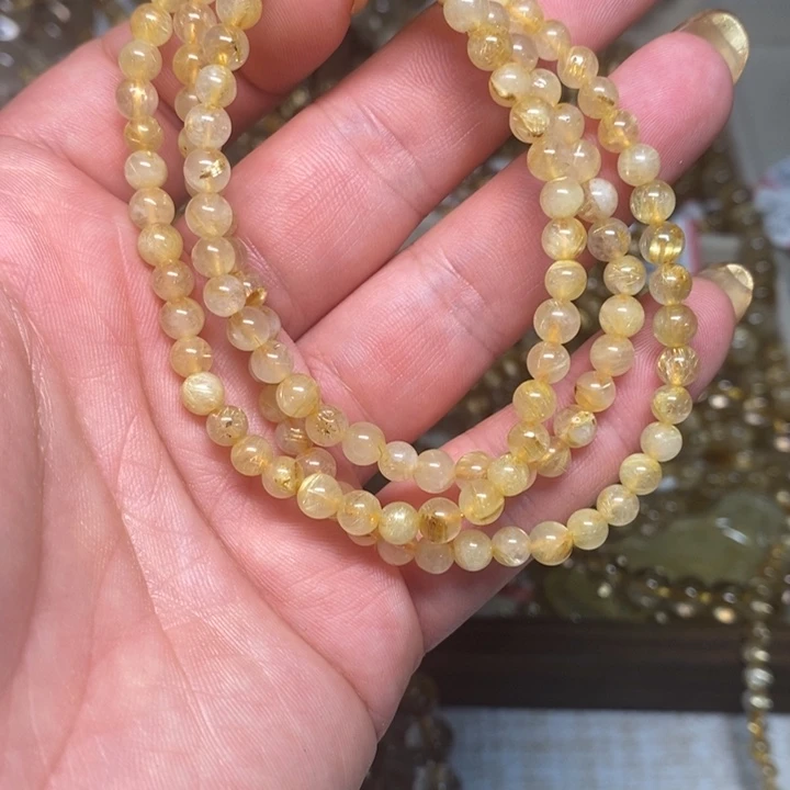 发晶手链未镶嵌天然发晶