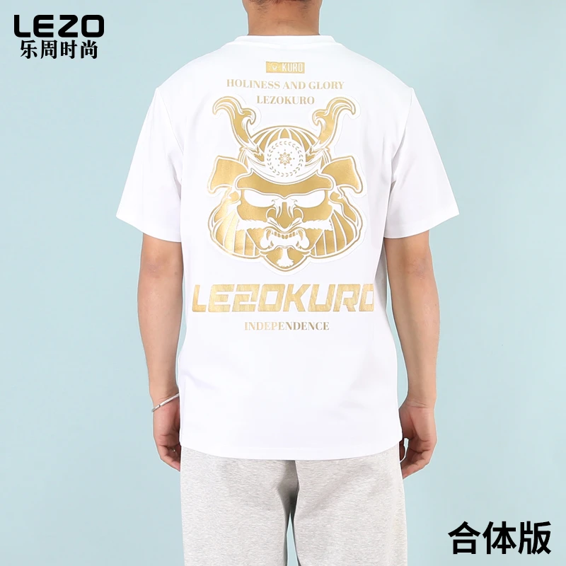 LEZO乐周时尚男装短袖圆领T恤L25234138