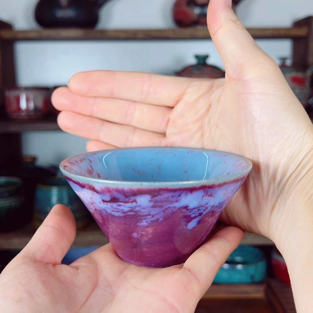 摆件神后原产地原矿精品钧瓷茶器