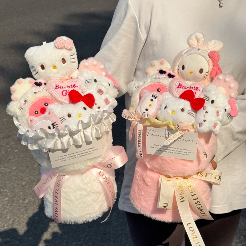 中高考毕业礼物生日礼物女生hellokitty玩偶花束送女孩子女友闺蜜