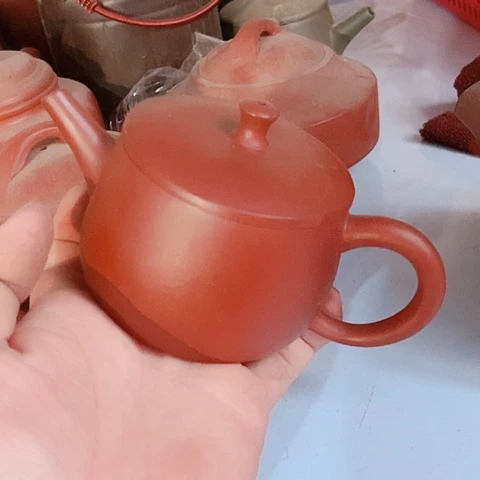 茶壶绿泥宜兴紫砂全手工制作