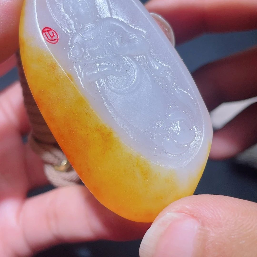 和田玉把件未镶嵌D2 