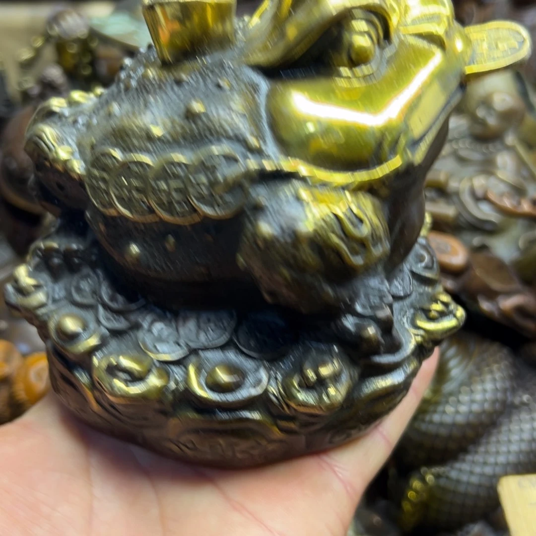 铜摆件欢迎欢迎你