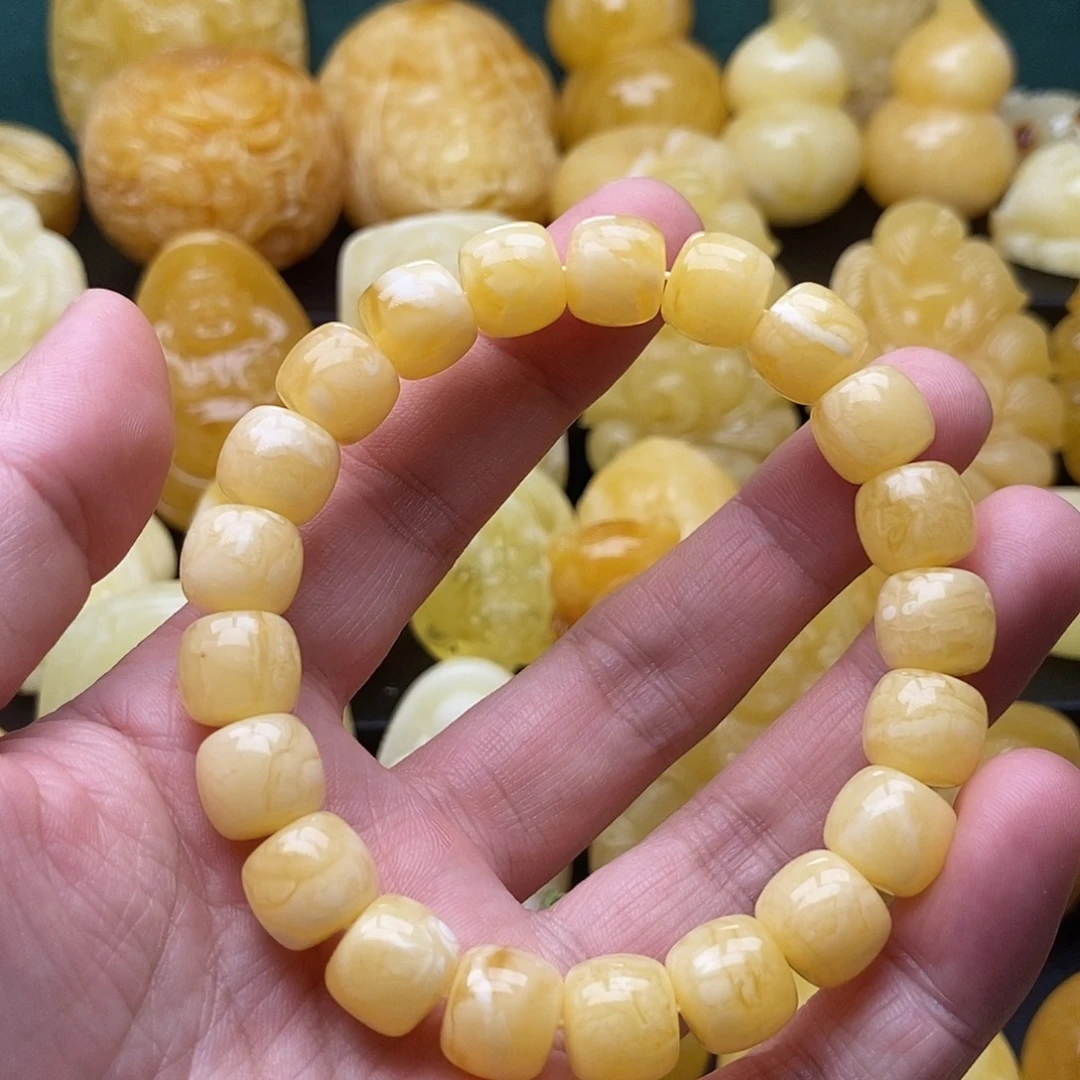 琥珀颈饰未镶嵌琥珀蜜蜡吊坠