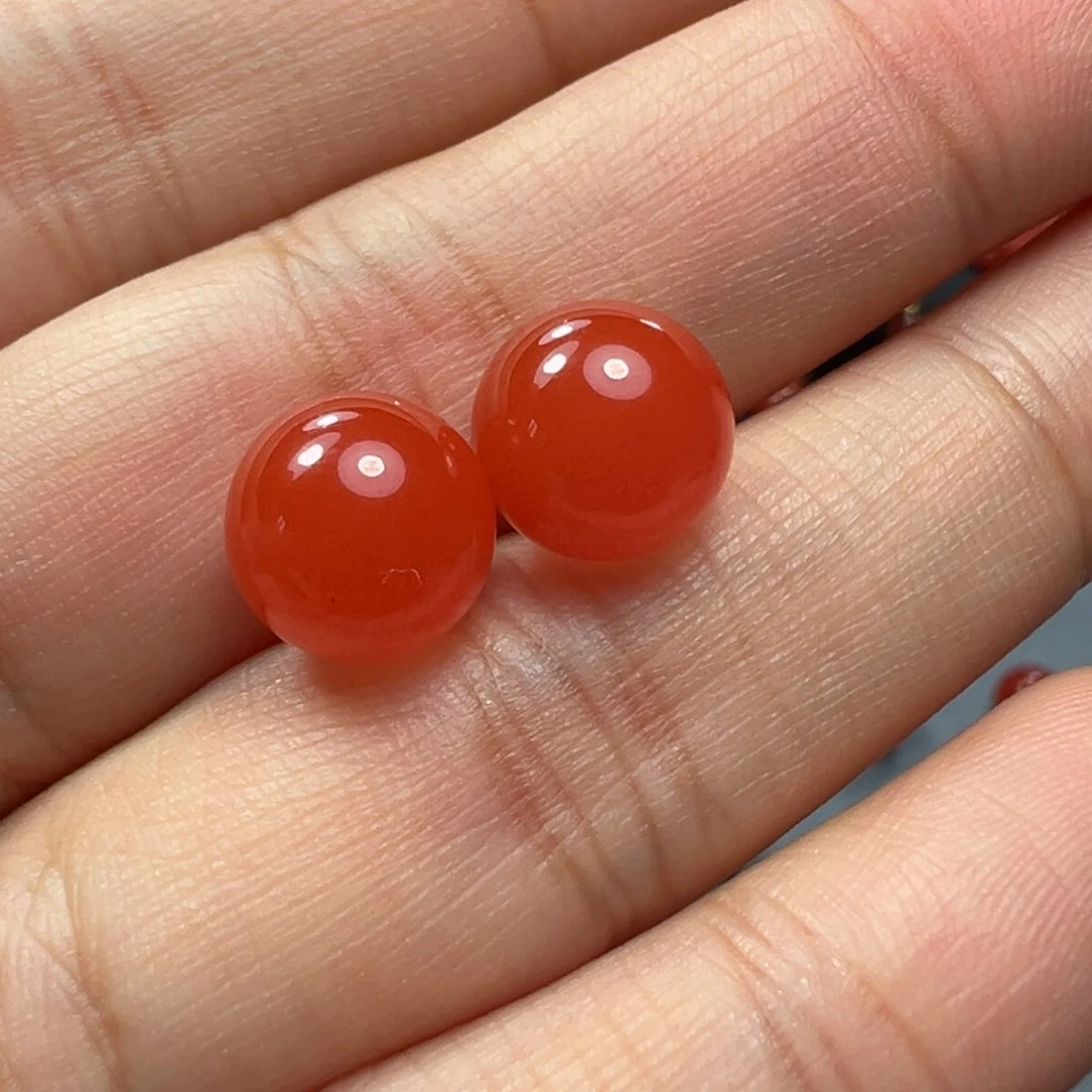 南红玛瑙珠子未镶嵌