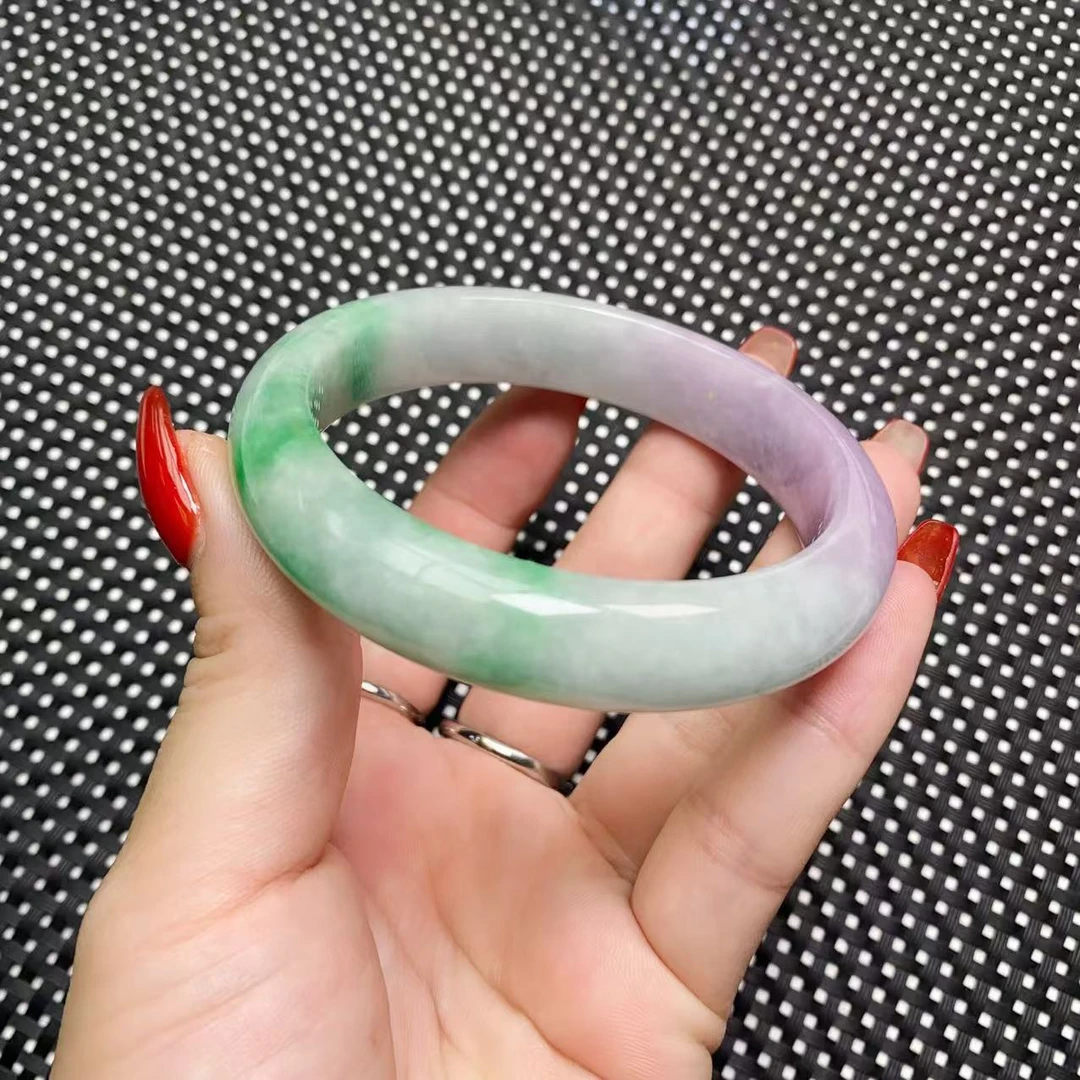 紫系绿常规时尚精致女士日常百搭多样性发一个奇石