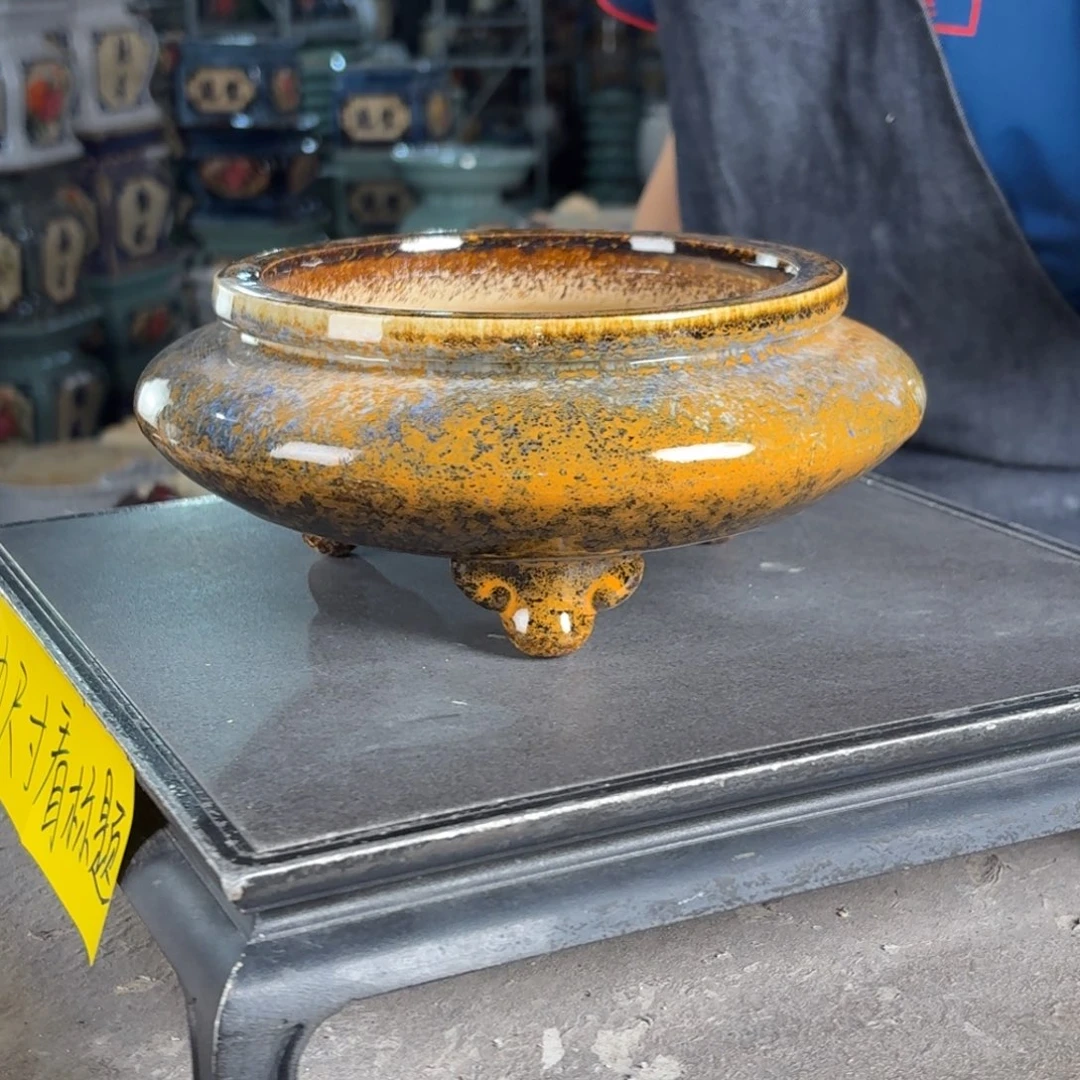 一风堂石湾花盆 内15*6