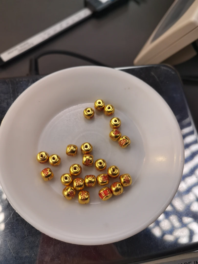 足金 卡8赵公明单珠 克重45.69g