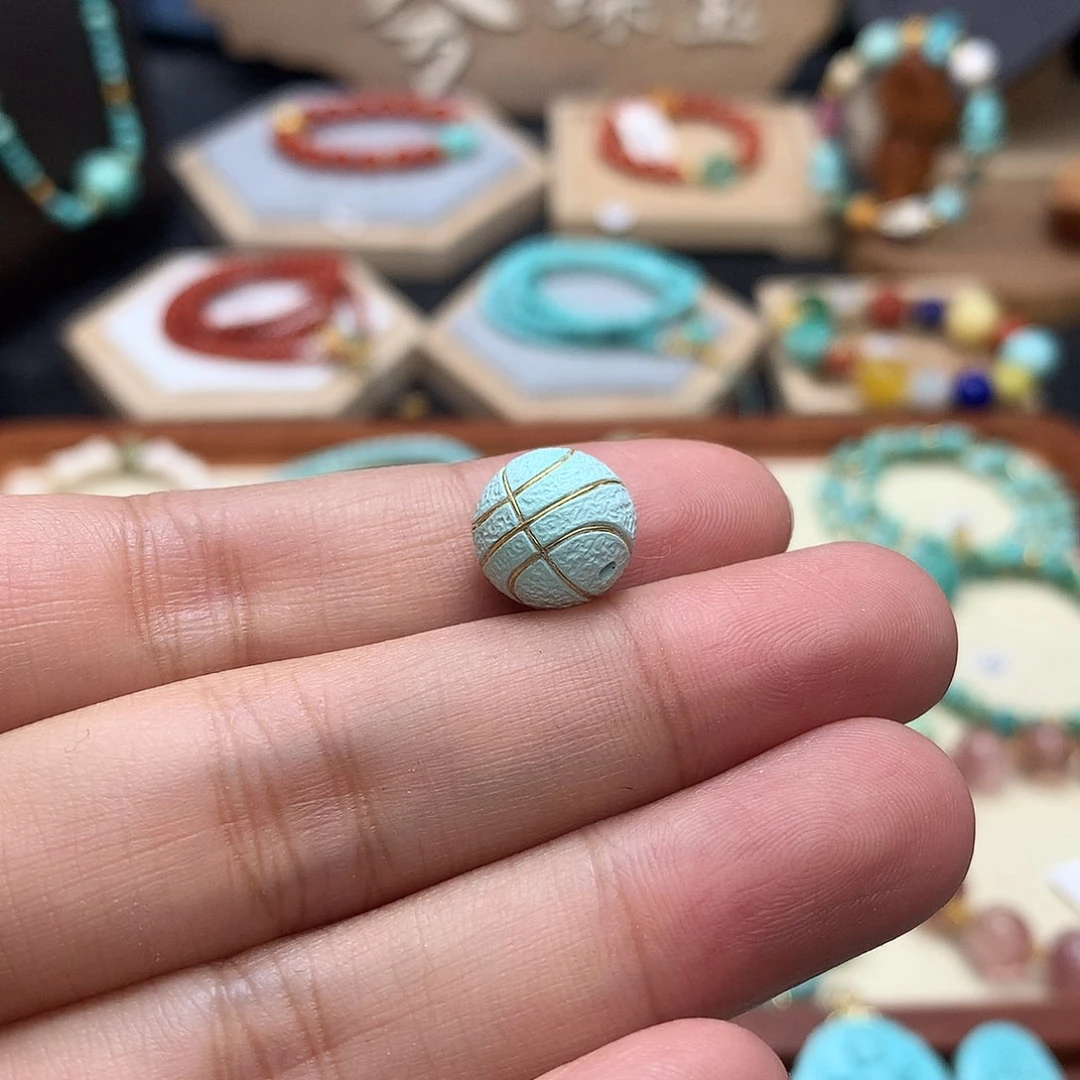 绿松石挂件未镶嵌亦*