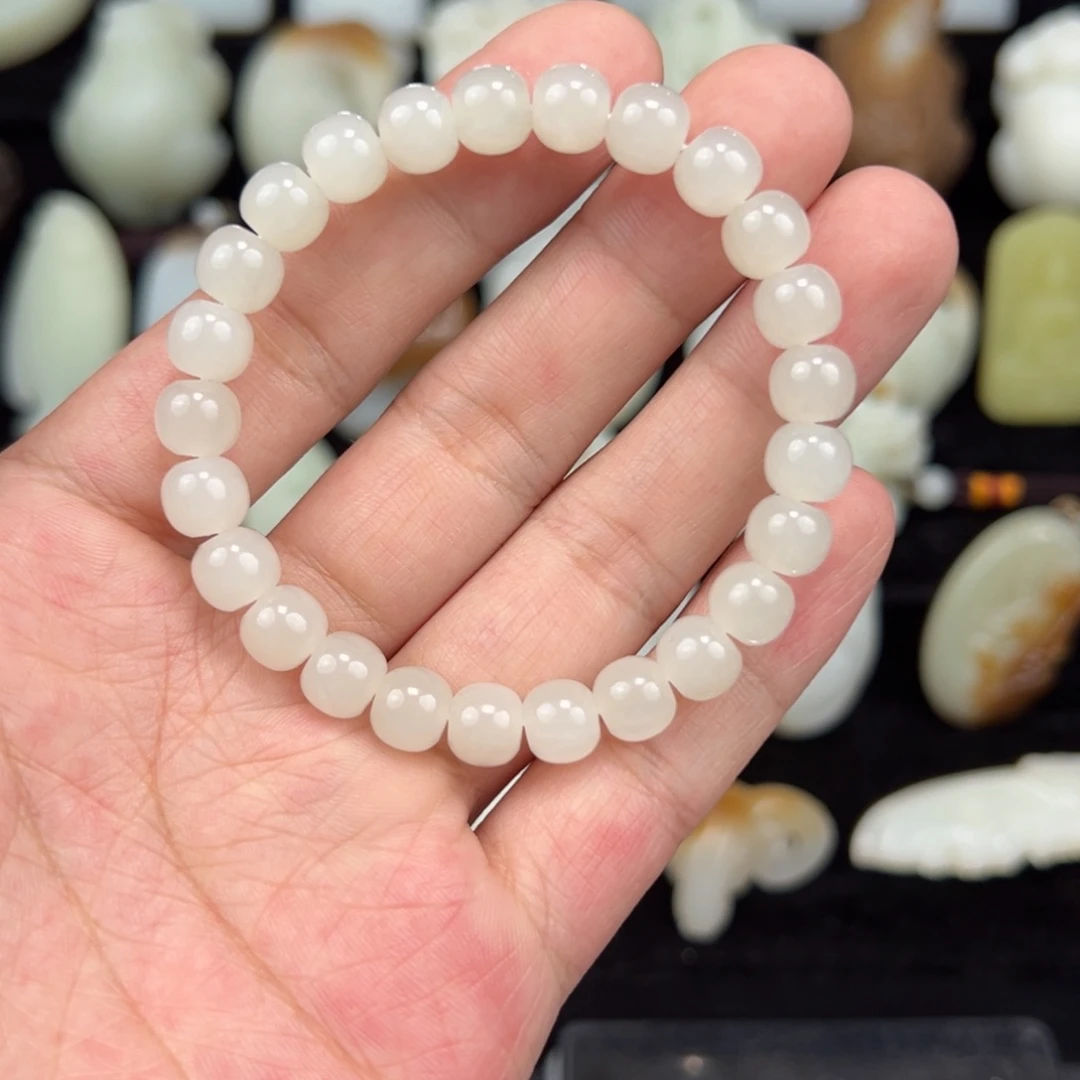 和田玉未镶嵌手链