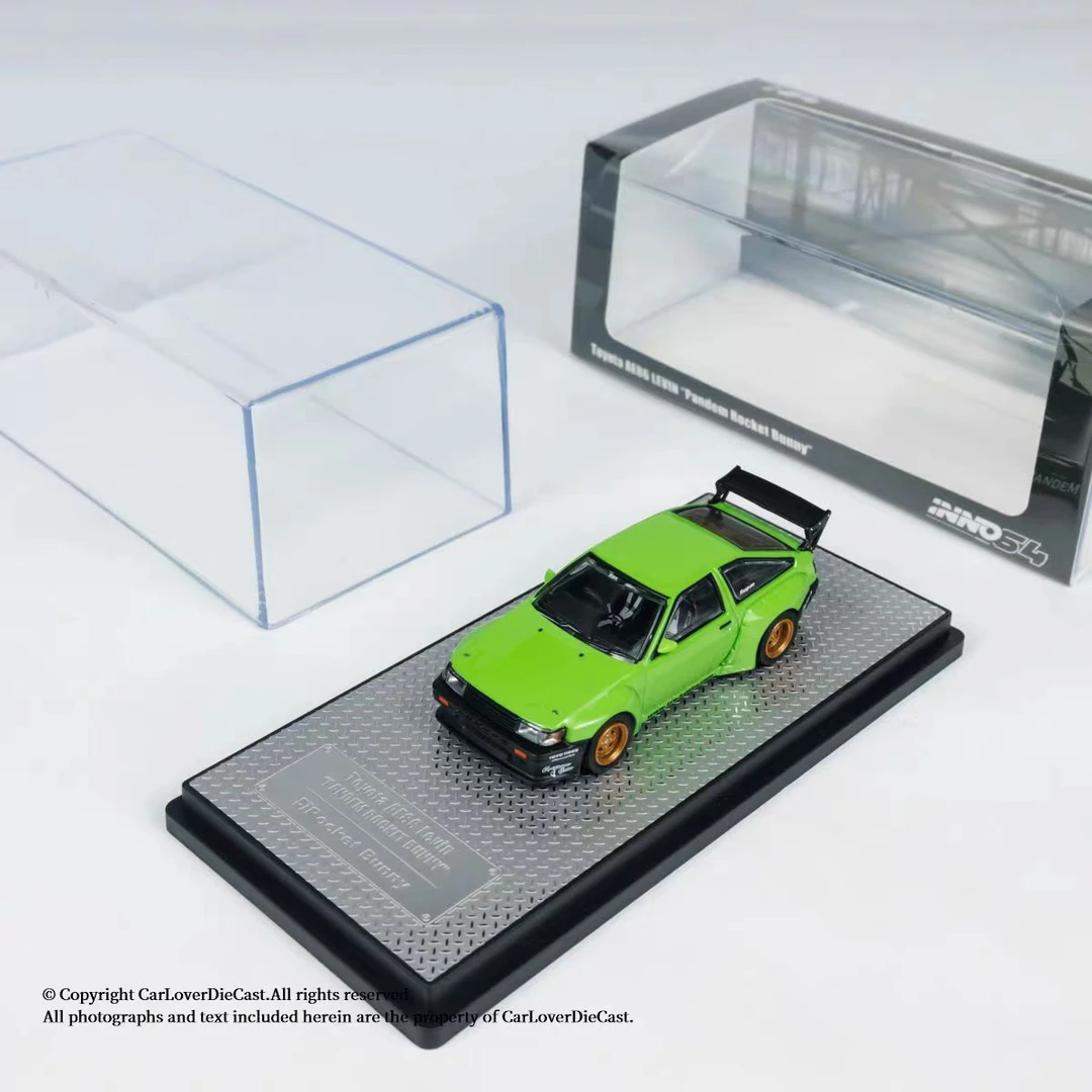 INNO 1/64 TOYOTA AE86 LEVIN PANDEM ROCKET BUNNY合金汽车模型