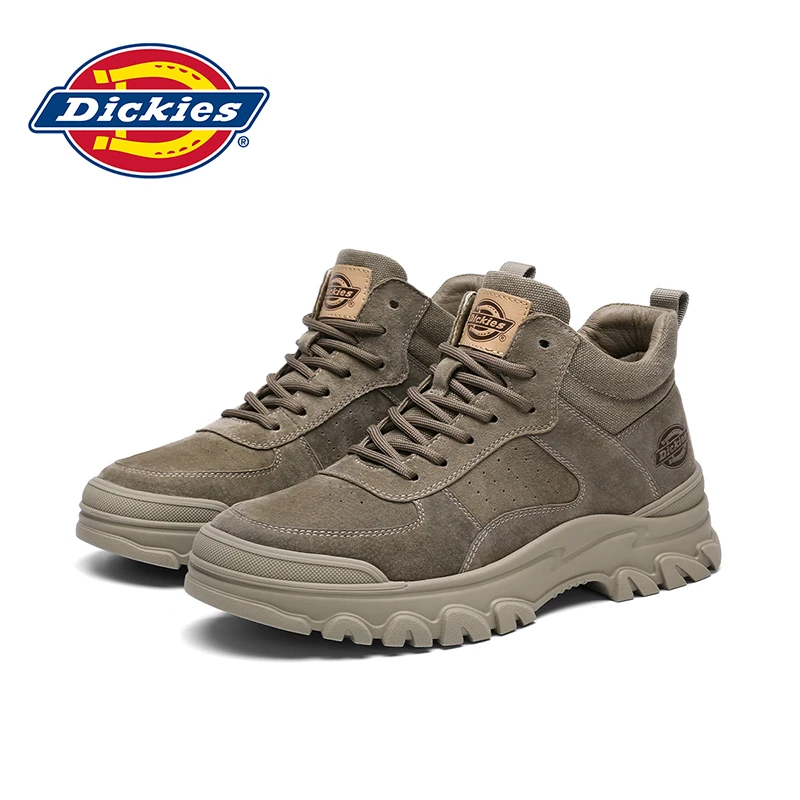 Dickies马丁靴男高帮英伦风男鞋秋冬工装靴中帮男靴男士靴子