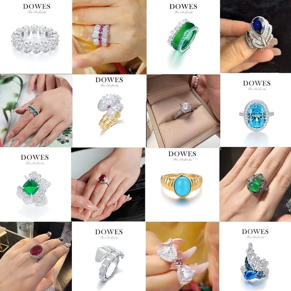 DOWES 925银合成锆石银制品 1599 特惠合集